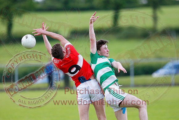 Teemore (3-7) V Belnaleck (1-12) in Minor GAA Football League Division 4 Final.