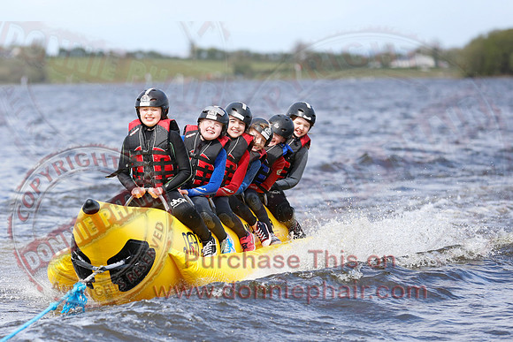 Banana Boating at the Share Centre, Lisnaskea.