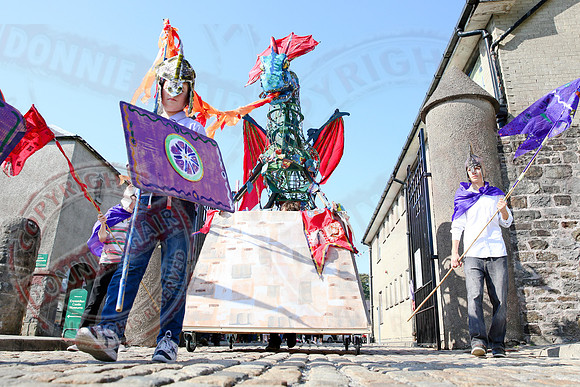 FLive Dragon Parade in Enniskillen.