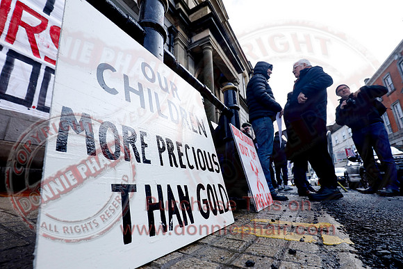 Independent Councillors Protest over Censorship outside Enniskillen Townhall-6