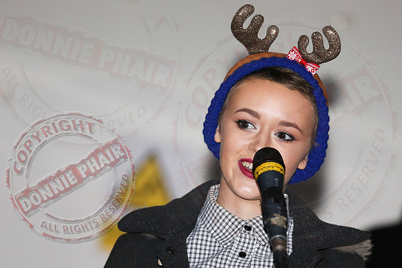 Turning on Christmas Lights in Lisnaskea.
