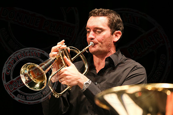 Bob Quick and the Big Brass Band in The Ardhowen Theatre.