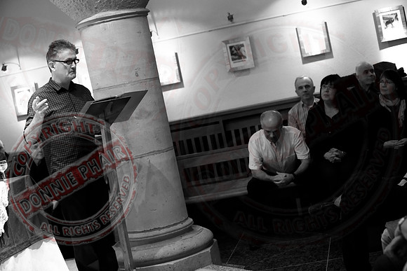 Kevin Quinn Poetry Reading in St. Michael's Crypt, Enniskillen.