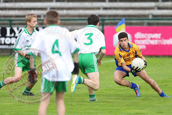 Enniskillen Gaels (2-18) V Ederney (0-3) in U16 Juvenile GAA Football Championship Final.