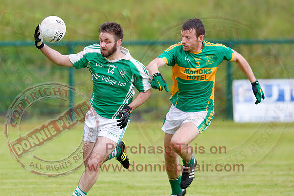 Irvinestown (1-7) V Roslea (1-8) in Senior GAA Football League Division 1.