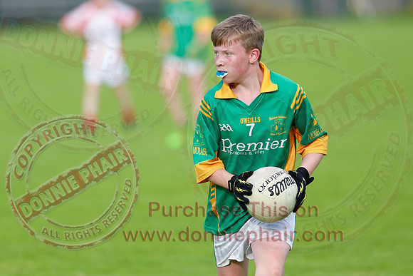 Belnaleck (6-9) V Irvinestown (4-7) in U14 B GAA Football Championship Final.