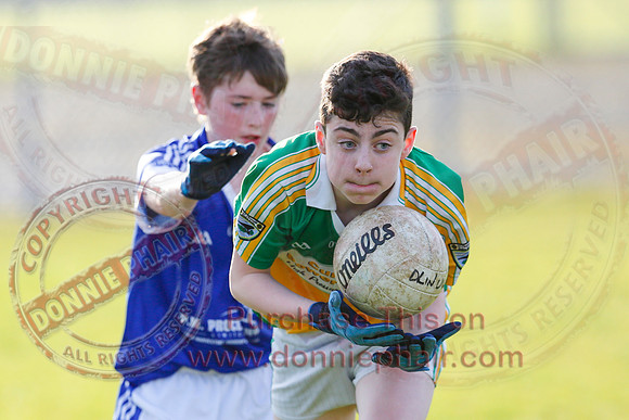 Kinawley (4-4) V Derrylin (10-14) in U14 GAA Football League Division 2.