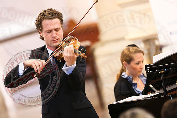 Vladimir and Olga Jablokov playing Classical Music in St. Michael's Church, Enniskillen.