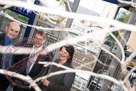 Northern Ireland Finance Minister Sammy Wilson MP meets local Business Representatives in the Clinton Centre, Enniskillen.