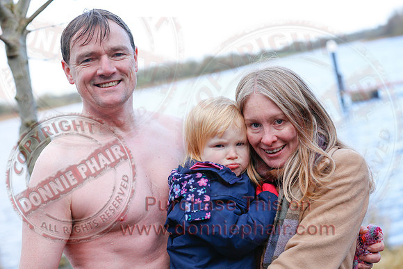 New Years Day Charity Swim at Galloon Island.