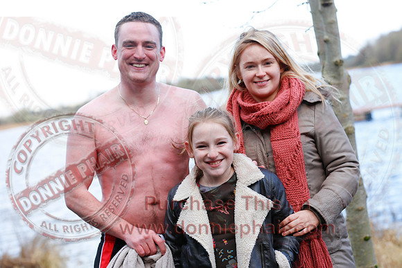 New Years Day Charity Swim at Galloon Island.