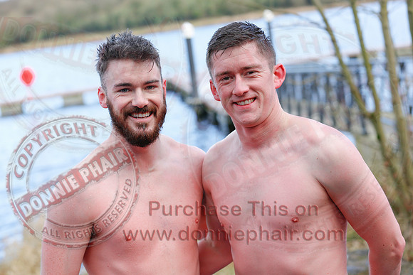 New Years Day Charity Swim at Galloon Island.