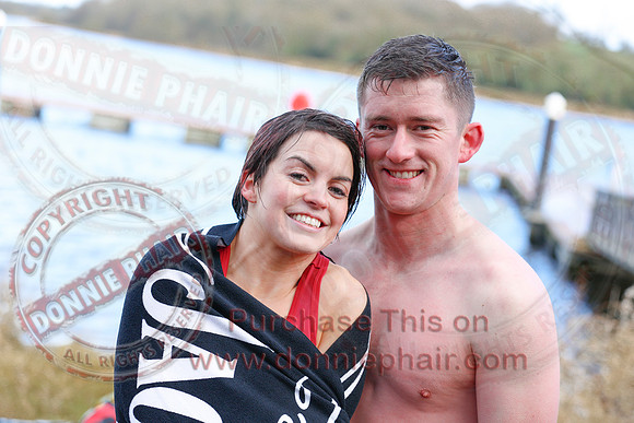 New Years Day Charity Swim at Galloon Island.
