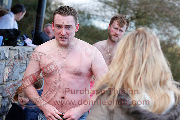 New Years Day Charity Swim at Galloon Island.