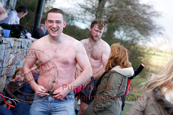 New Years Day Charity Swim at Galloon Island.