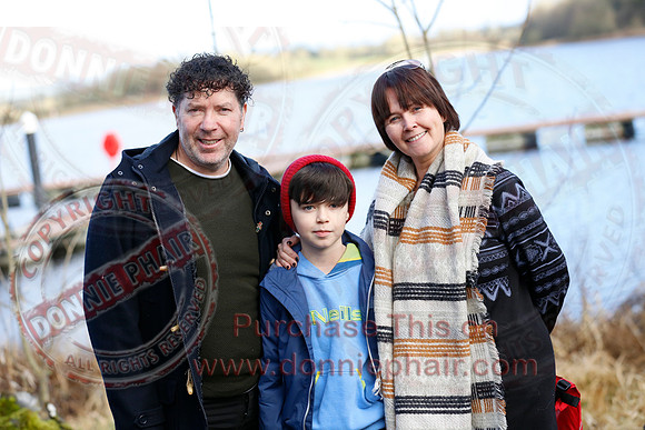 New Years Day Charity Swim at Galloon Island.