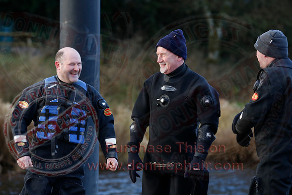 New Years Day Charity Swim at Galloon Island.