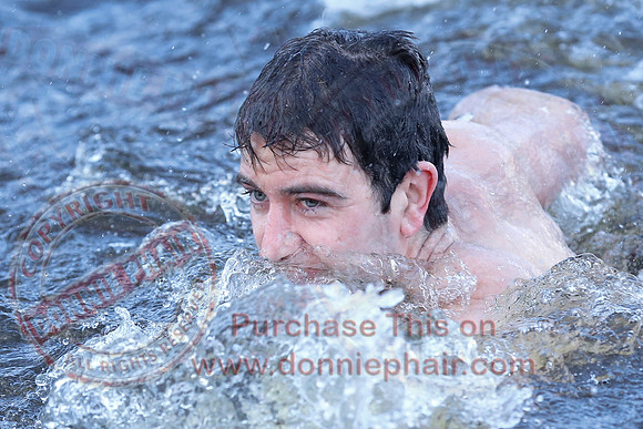 New Years Day Charity Swim at Galloon Island.
