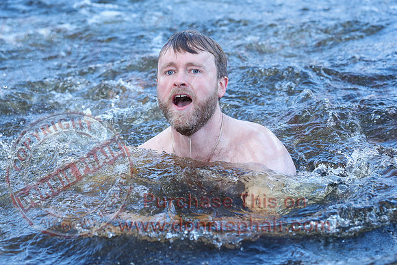 New Years Day Charity Swim at Galloon Island.