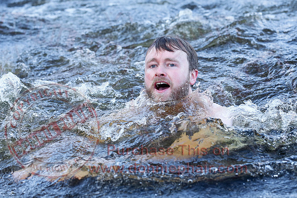 New Years Day Charity Swim at Galloon Island.