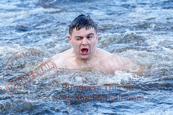 New Years Day Charity Swim at Galloon Island.