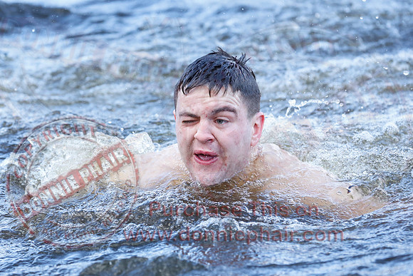 New Years Day Charity Swim at Galloon Island.