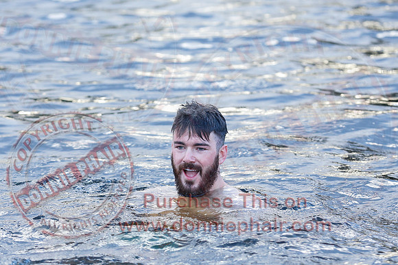 New Years Day Charity Swim at Galloon Island.