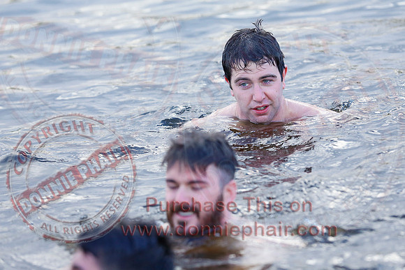 New Years Day Charity Swim at Galloon Island.