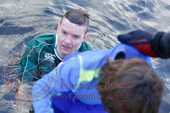 New Years Day Charity Swim at Galloon Island.