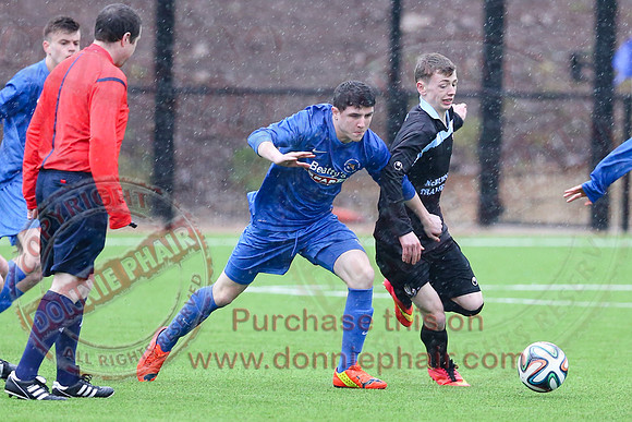 Ballinamallard Youth (1) V Ballymena Youth (1) in Northern Ireland Youth League.