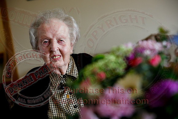 Emily Armstrong, the longest living Housing Executive Tenant.