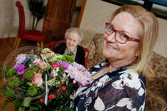 Emily Armstrong, the longest living Housing Executive Tenant.