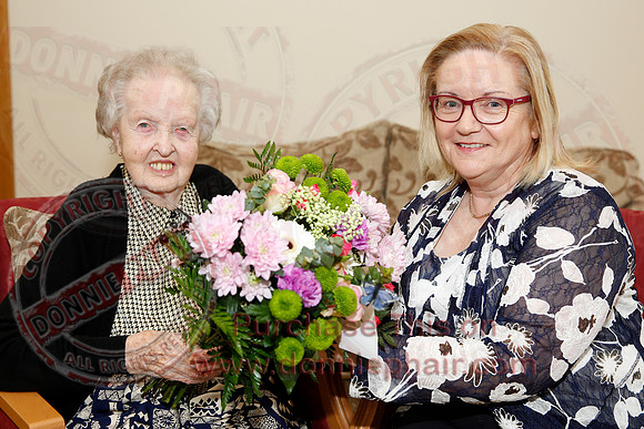 Emily Armstrong, the longest living Housing Executive Tenant.