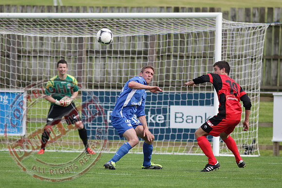 Ballinamallard FC V Dungannon Swifts in IFL Premium League Game.