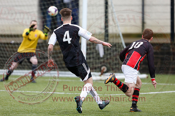 Lisnaskea Rovers (1) V Dergview Reserves (5) in Fermanagh and Western League Division Two.