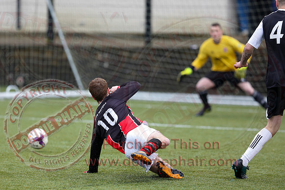 Lisnaskea Rovers (1) V Dergview Reserves (5) in Fermanagh and Western League Division Two.