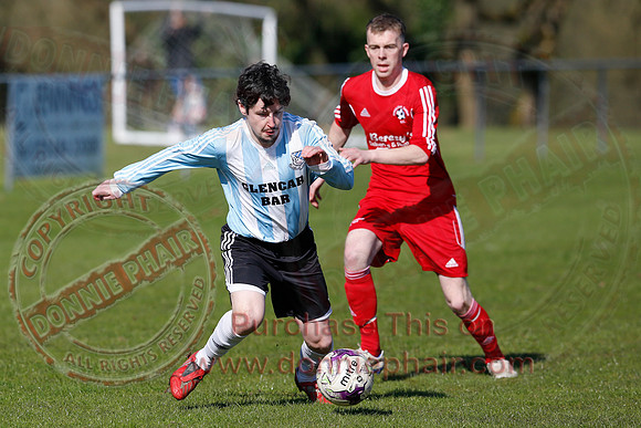 Lisbellaw United (3) V Enniskillen Santos (0) in Mercer Cup.