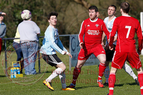 Lisbellaw United (3) V Enniskillen Santos (0) in Mercer Cup.