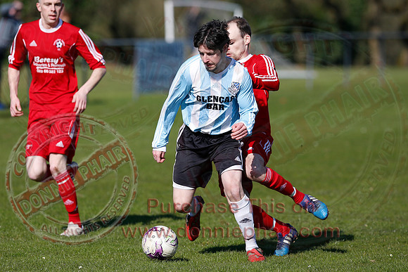 Lisbellaw United (3) V Enniskillen Santos (0) in Mercer Cup.