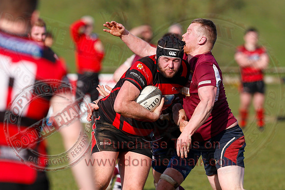 Enniskillen 1st XV (36) V Armagh 2nd XV (5) in Rugby Towns Cup Semi-Final.