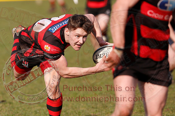 Enniskillen 1st XV (36) V Armagh 2nd XV (5) in Rugby Towns Cup Semi-Final.