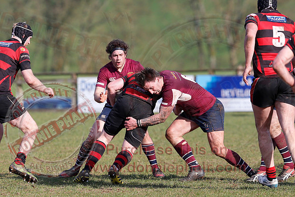 Enniskillen 1st XV (36) V Armagh 2nd XV (5) in Rugby Towns Cup Semi-Final.