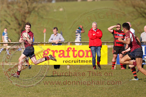 Enniskillen 1st XV (36) V Armagh 2nd XV (5) in Rugby Towns Cup Semi-Final.