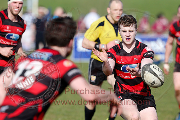 Enniskillen 1st XV (36) V Armagh 2nd XV (5) in Rugby Towns Cup Semi-Final.