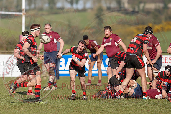 Enniskillen 1st XV (36) V Armagh 2nd XV (5) in Rugby Towns Cup Semi-Final.