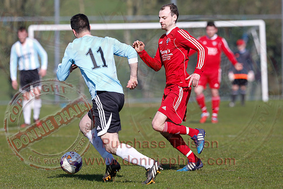 Lisbellaw United (3) V Enniskillen Santos (0) in Mercer Cup.