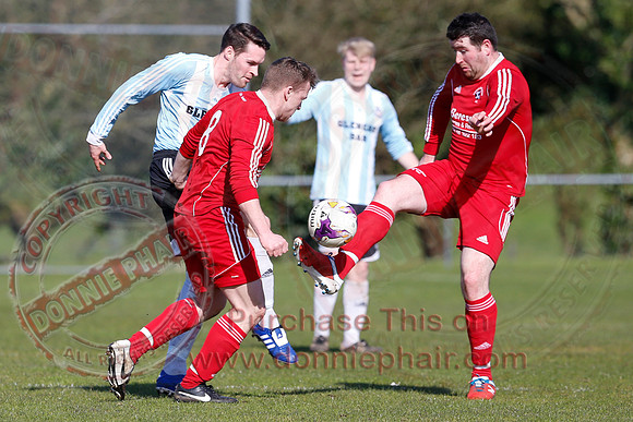 Lisbellaw United (3) V Enniskillen Santos (0) in Mercer Cup.