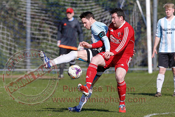 Lisbellaw United (3) V Enniskillen Santos (0) in Mercer Cup.