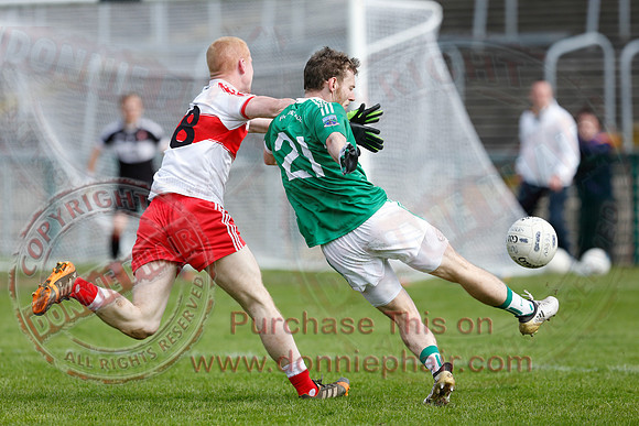 Fermanagh (0-13) v Derry (2-8) in Division 2 Allianz GAA Football League, Round 7.
