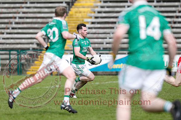 Fermanagh (0-13) v Derry (2-8) in Division 2 Allianz GAA Football League, Round 7.